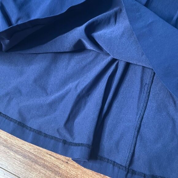 Torrid navy blue polka dot mesh dress fit and flare summer party woman's 18 - Picture 3 of 8